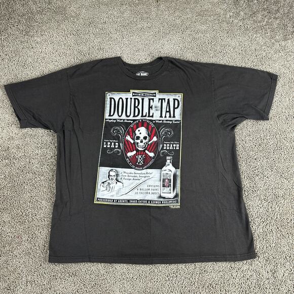 7.62 Design Shirt Mens 2XL Gray DOUBLE TAP Maximum Strength RX Military - Picture 1 of 11